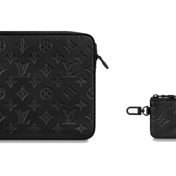 Unisex Louis Vuitton Duo Messenger All black - Picture 2 of 11